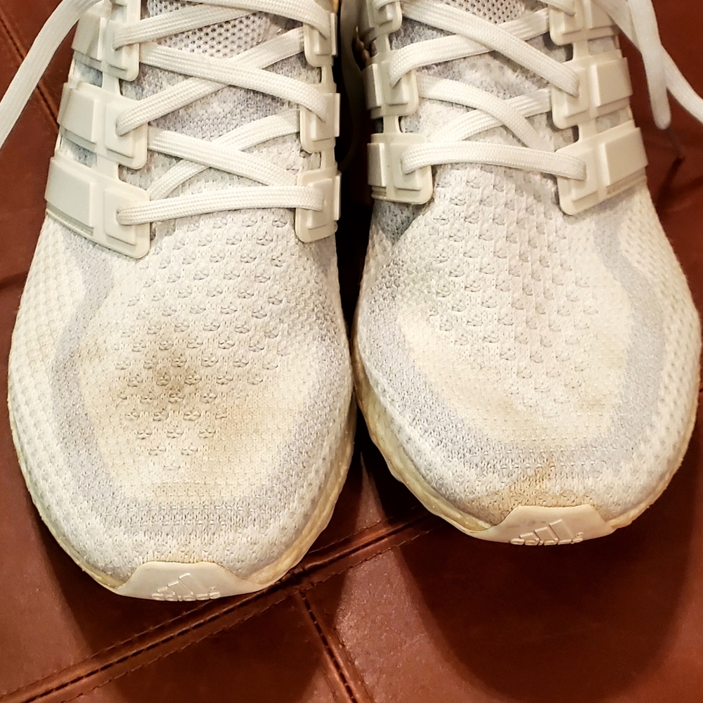 Men's 12.5 Used Adidas Ultra Boost 2.0 Triple White